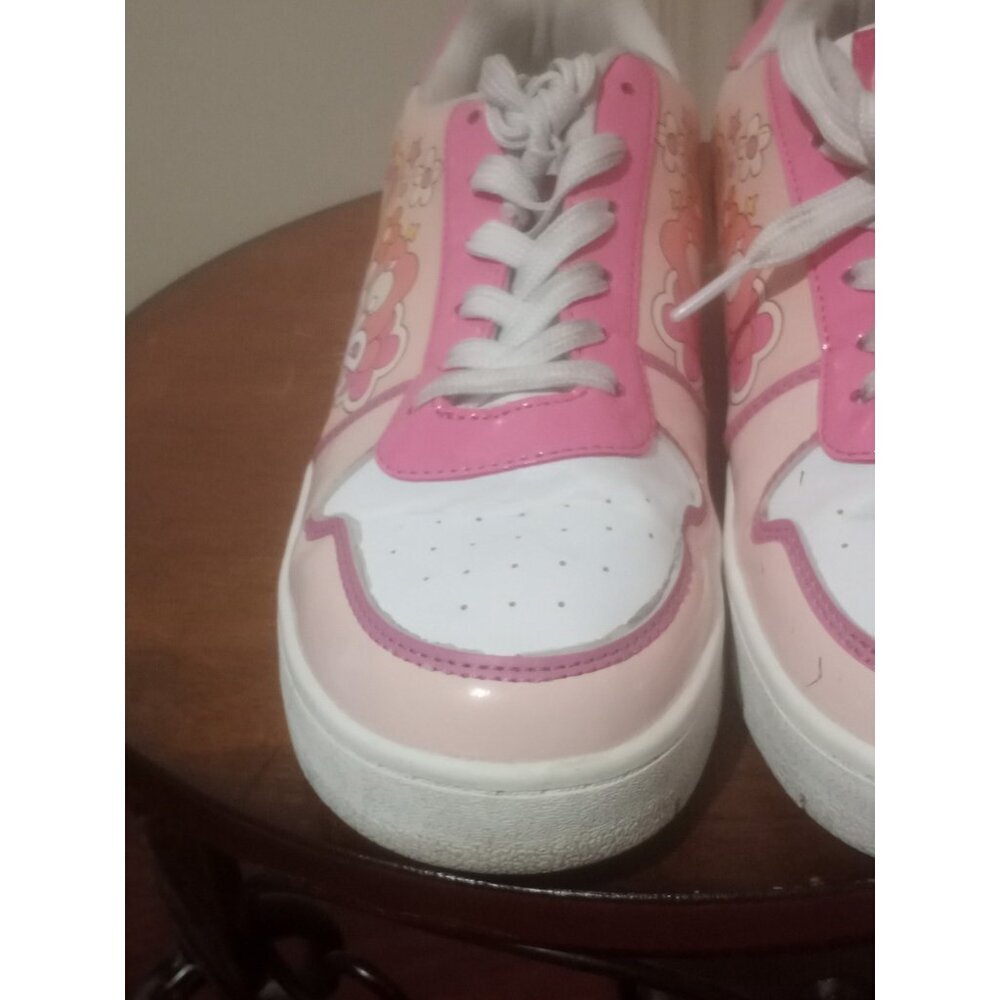 Women’s SIZE 10 BY MATEL PINK Barbie By Mattel Women's Casual Court Sneakers - Picture 8 of 13